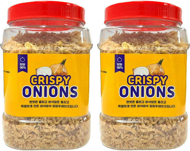 고레카레 크리스피 양파 후레이크, 500g, 2개