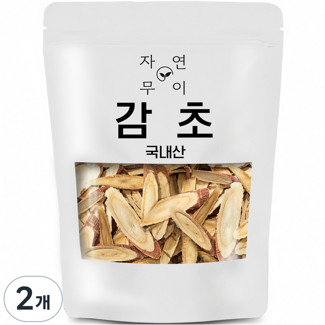자연무이 국내산 감초, 100g, 2개