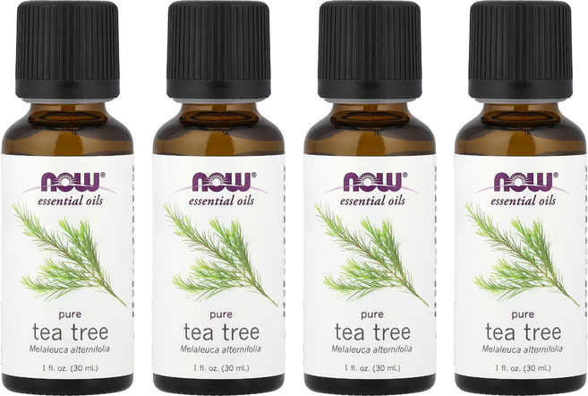 NOW Foods 100%茶樹精油, 30ml, 4瓶