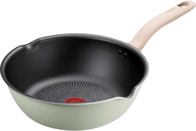 Tefal 特福 抹茶時光系列不沾深平鍋 G179649, 24cm, 1個