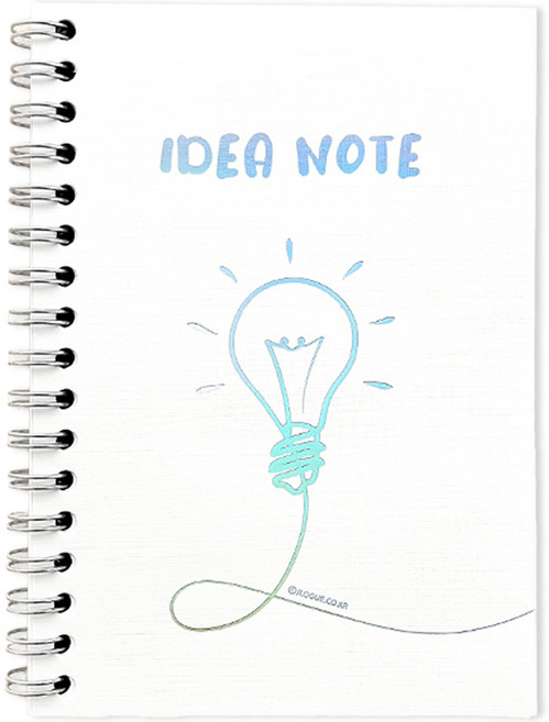 제이로그 반짝반짝 아이디어 노트 A6, 화이트, 1개