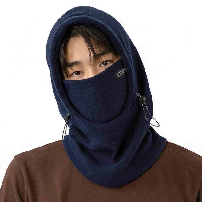 그루브스타 GRS 플리스 후드 넥워머, NAVY, 1개