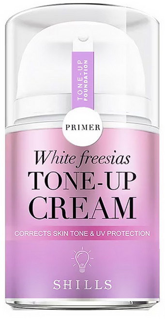 SHILLS 舒兒絲 抗UV美白濾鏡素顏霜 提亮膚色 輕盈透氣, 40ml, 1罐