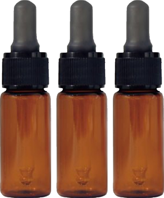 台灣 COSMOS 滴管瓶 隨機出貨 10ml, 棕/透明色, 3個