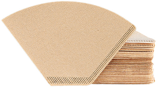 칼딘 U형 콘타입 핸드드립 커피 여과지 브라운 1~2인용, 1개, 50개입