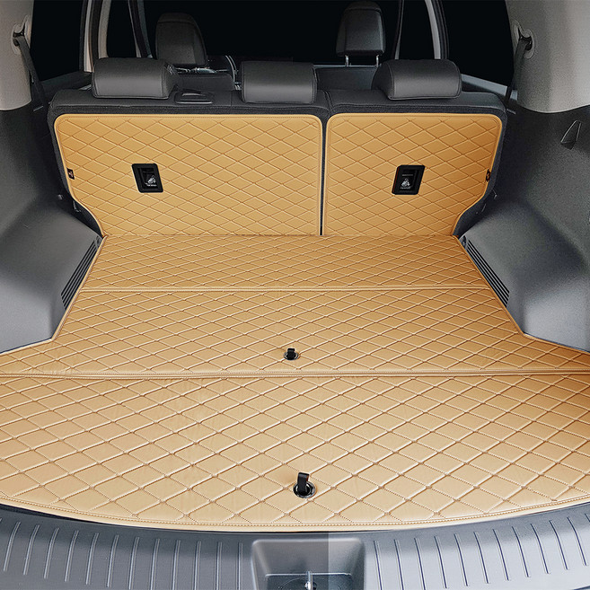 모모토 프리미엄 트렁크 매트, 디올뉴 싼타페 MX5 가솔린 5인승 2023년 8월~, 새들브라운