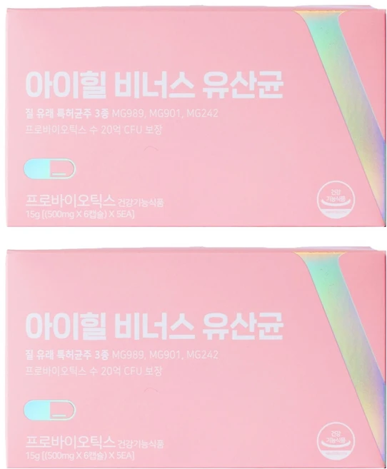 아이힐 비너스 유산균, 30정, 2개 - 쿠팡