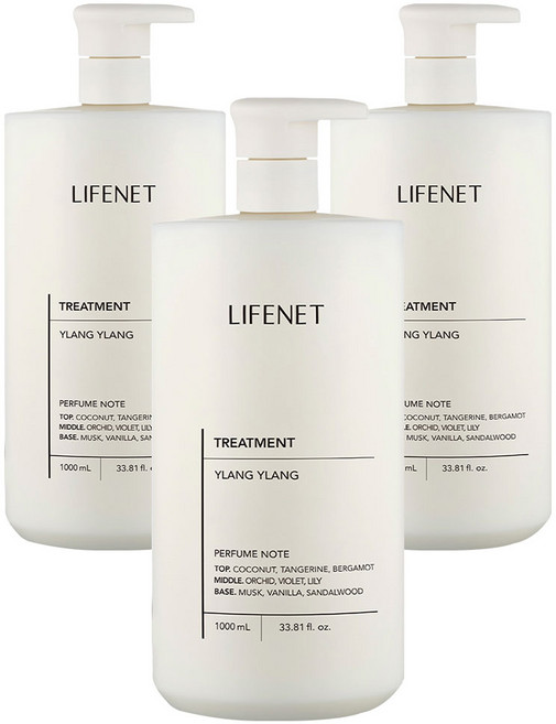 라이프넷 트리트먼트 일랑일랑, 1L, 3개