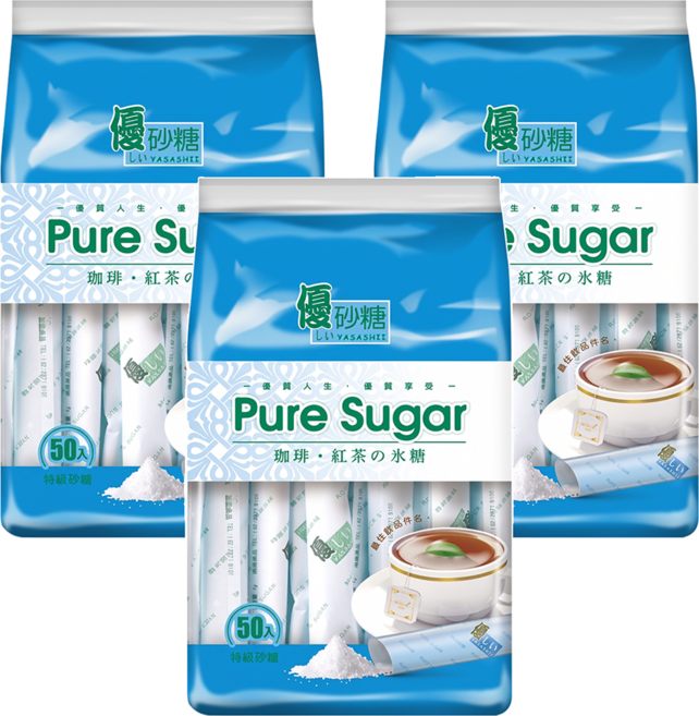 達正食品 優 砂糖糖包, 300g, 3個
