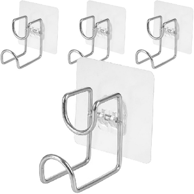 윈프라이스 NO피스 멀티 대야걸이 홀더, 투명, 4개