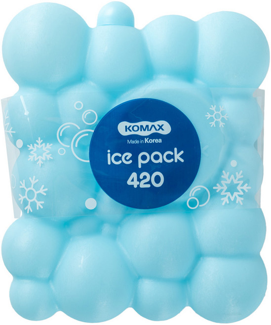 KOMAX 雲朵冰磚 藍色 420ml 可愛造型設計 可重複使用 韓國製造, 1組, 1入