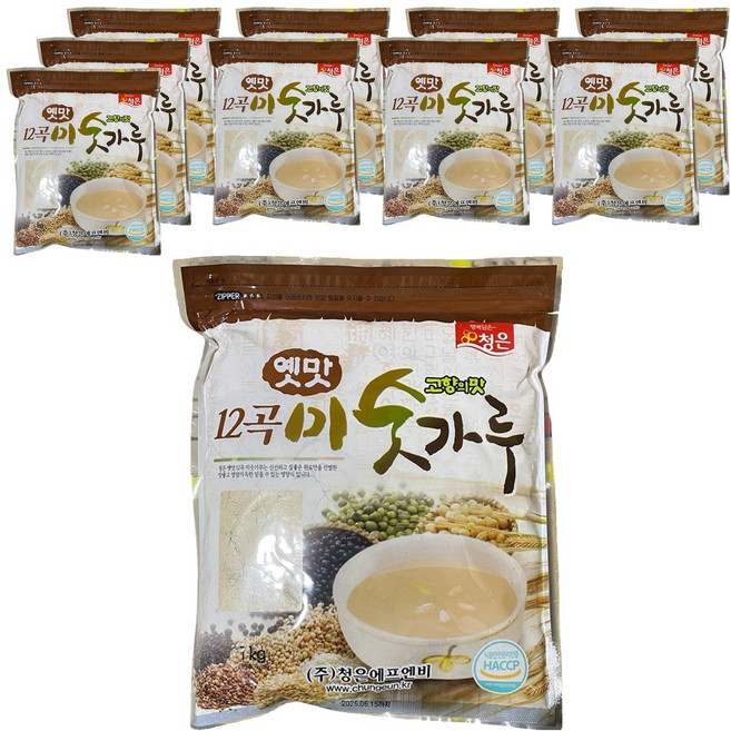 청은에프엔비 옛맛 12곡 미숫가루, 10개, 1kg