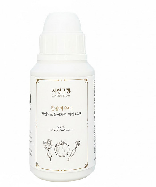 Zayeongram 蔬果清潔劑 鈣粉 150g, 1瓶