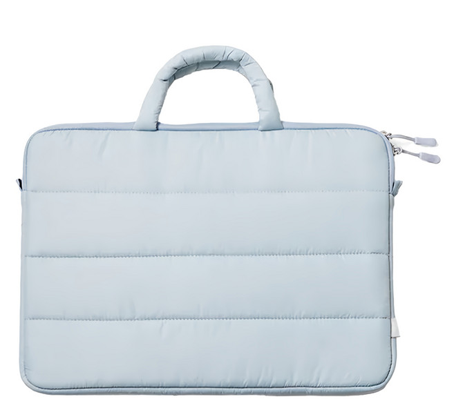 ekax 雲朵Puffy 筆電包 尼龍聚酯纖維材質, 寶寶藍, 1個