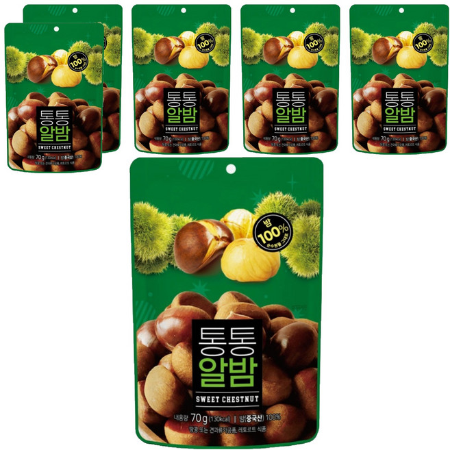 Nutree 香脆栗子, 70g, 6個