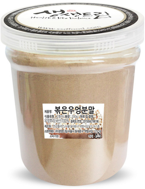생생드림 볶은 우엉 분말, 1개, 200g