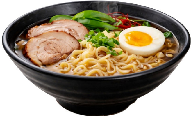 인글로우 다용도 면기 라면 우동 그릇 18.7cm, 블랙, 2개