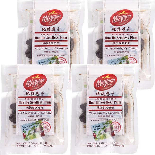 美元蜜餞 化核應子, 80g, 4包