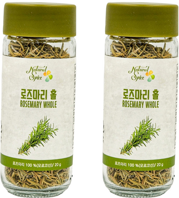 내츄럴스파이스 로즈마리 홀, 20g, 2개