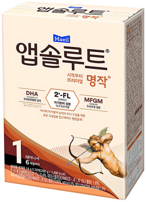 앱솔루트 명작 스틱분유 1단계, 1개