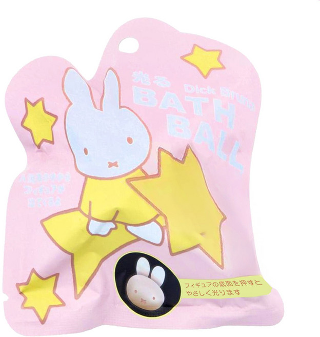 miffy 米飛 沐浴球內附玩具 7歲以上, 75g, 1顆