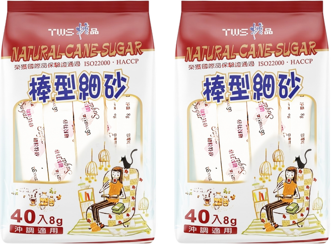 TWS 維生 棒型細砂層, 320g, 2袋