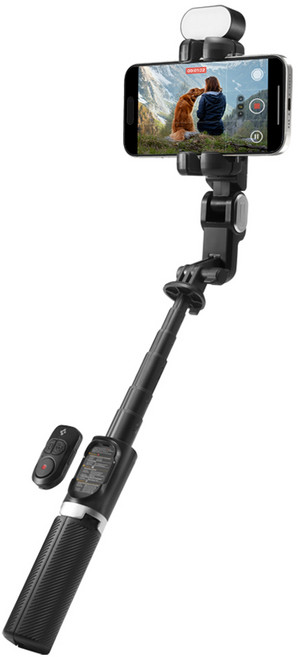 슈피겐 스마트폰 짐벌 셀카봉 삼각대 AMP08945, S620W, 블랙, 1개
