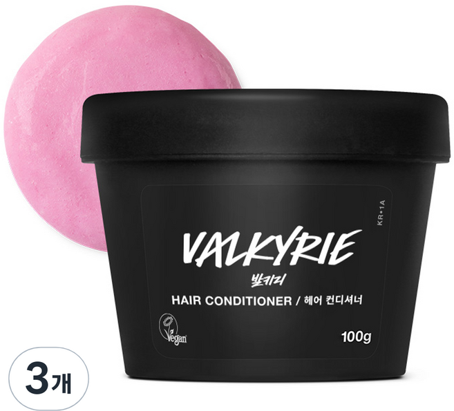 러쉬 발키리 헤어 컨디셔너, 100g, 3개