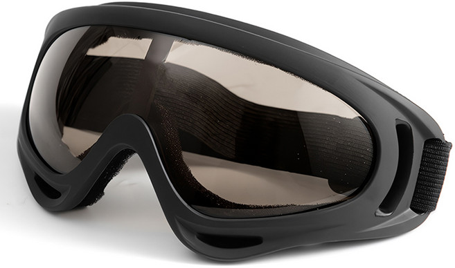 베러웰즈 자전거 라이딩 바람막이 고글안경, 브라운, 1개