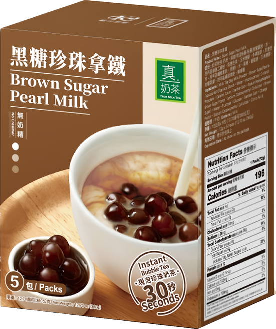 歐可茶葉 黑糖珍珠拿鐵, 72g, 5入, 1盒