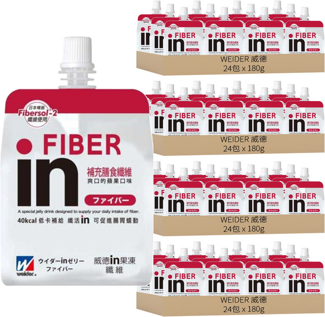 WEIDER 威德 in果凍 纖維, 180g, 96包