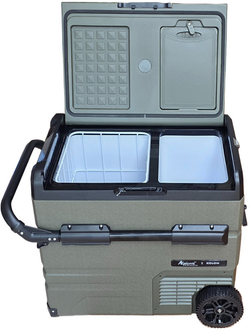 알피쿨 이동식 차량용 캠핑냉장고 Xpro55, 56L, 올리브
