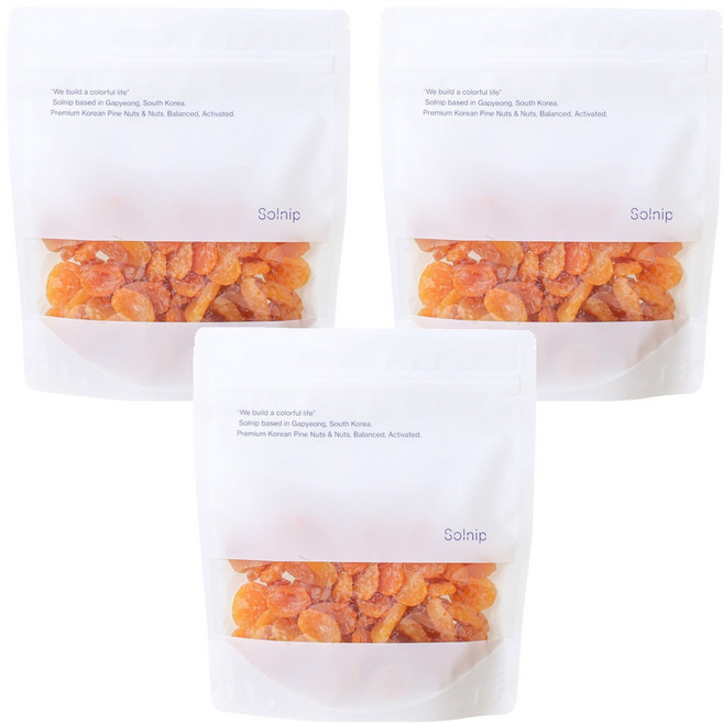 Solnip 香甜可口的杏乾, 180g, 3個