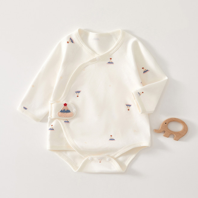 STARDOOR 嬰兒可愛刺繡貼包屁衣