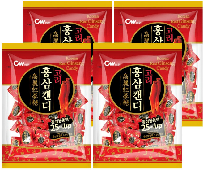 청우 고려 홍삼캔디, 150g, 4개