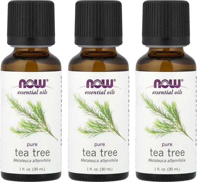 NOW Foods 100%茶樹精油, 30ml, 3瓶