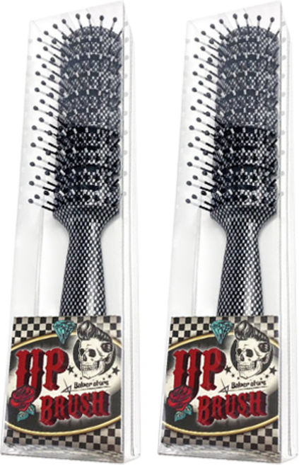 바버스토어 벤트 덴맨 드라이 포마드 업 헤어 브러쉬, 2개