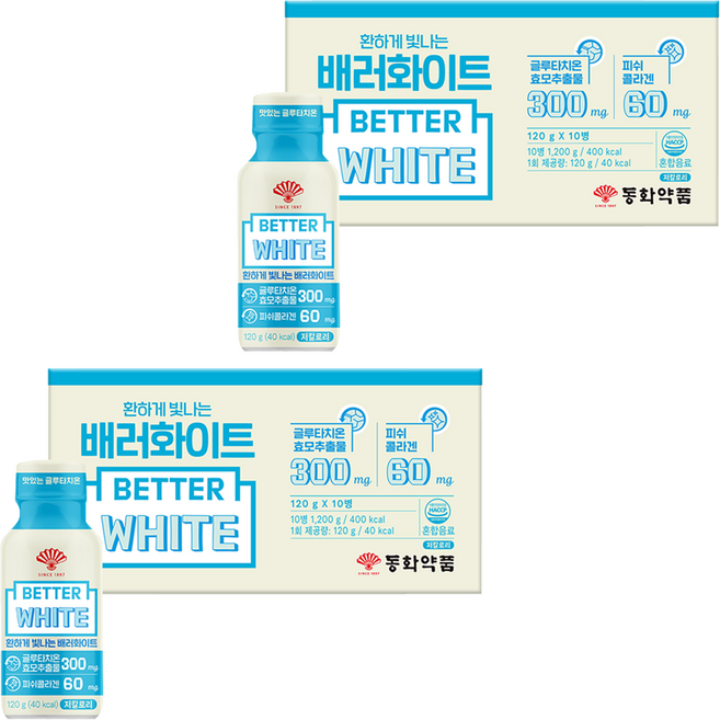 Dongwha Pharm 煥亮Better White穀胱甘肽飲品, 20個