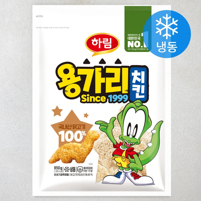 하림 용가리치킨 (냉동), 850g, 1개 - 쿠팡