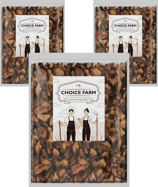 초이스팜 국내산 볶은 돼지 감자차, 500g, 3개