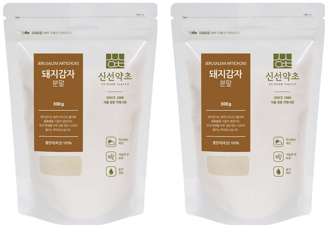 신선약초 돼지감자분말, 2개, 300g