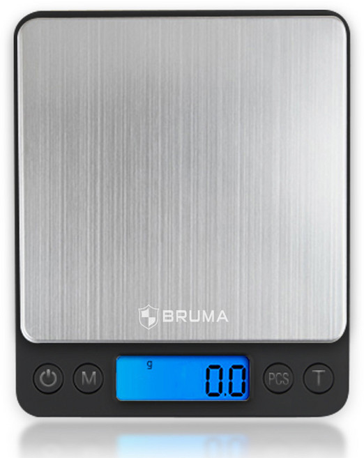 브루마 이유식 주방저울 블랙 500g, BS50(블랙)