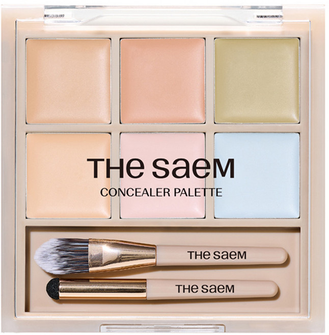 더샘 커버 퍼펙션 컨실러 팔레트 6g, 1개, 02 커버 앤 라이트