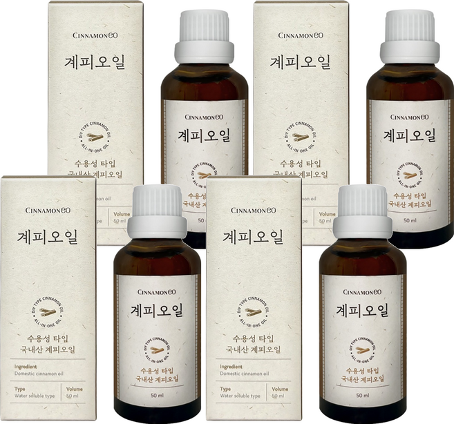 시나몬이오 계피오일, 50ml, 4개