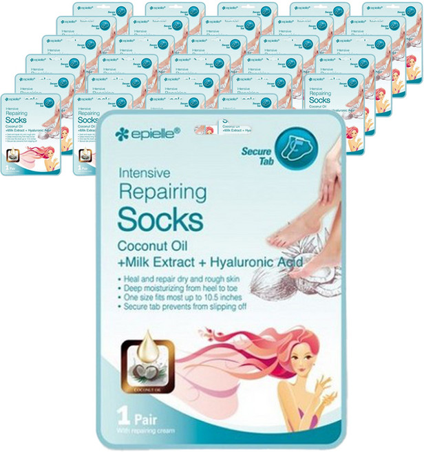 에피엘르 인텐시브 리페어링 코코넛 풋팩, 1개입, 48개, 16g