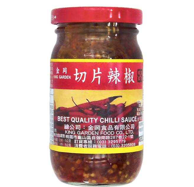 KING GARDEN 金岡 切片辣椒, 230g, 1罐