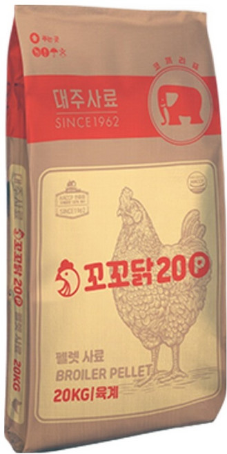 대주 꼬꼬닭 육계용 펠렛 사료, 20kg, 1개