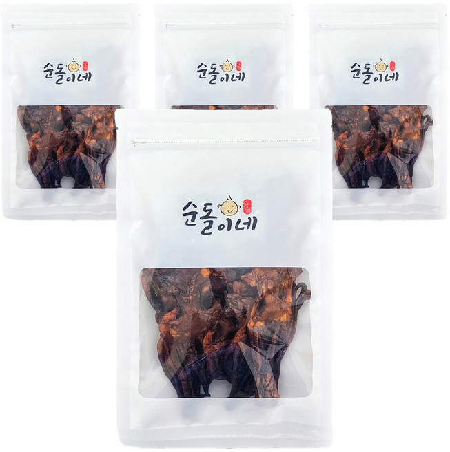 순돌이네 까망 숏다리, 180g, 4개