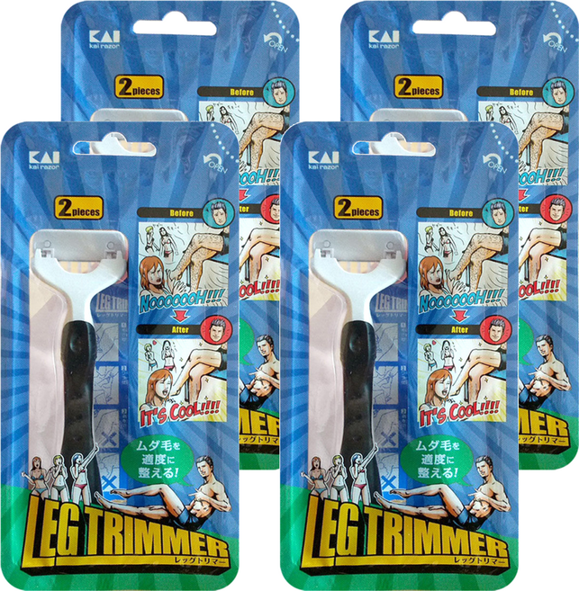 카이 남성용 레그 트리머, 2개입, 4개