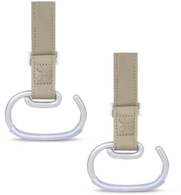 에어보스 에이스 유모차 걸이, 라이트 그레이, 2개